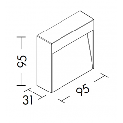 Nadgradna LED svetilka KIKI001-002