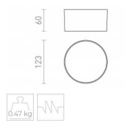 LED svetilka LARISA R12 OUT