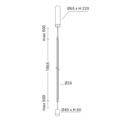 Viseča svetilka DAISHO EVO DAS106