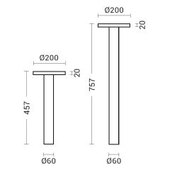 Talna svetilka TIBERIO TIB011-14